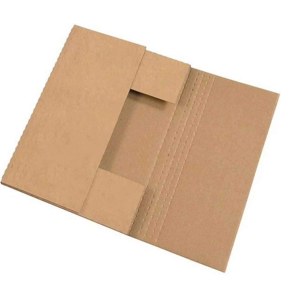 Corrugated Boxes & Pads * | Quill Brand Easy Fold Mailers 17.25 X 11 1/4 X 2 Easy-Fold Mailers, Kraft, 50/Bundle (M17112Bfk)