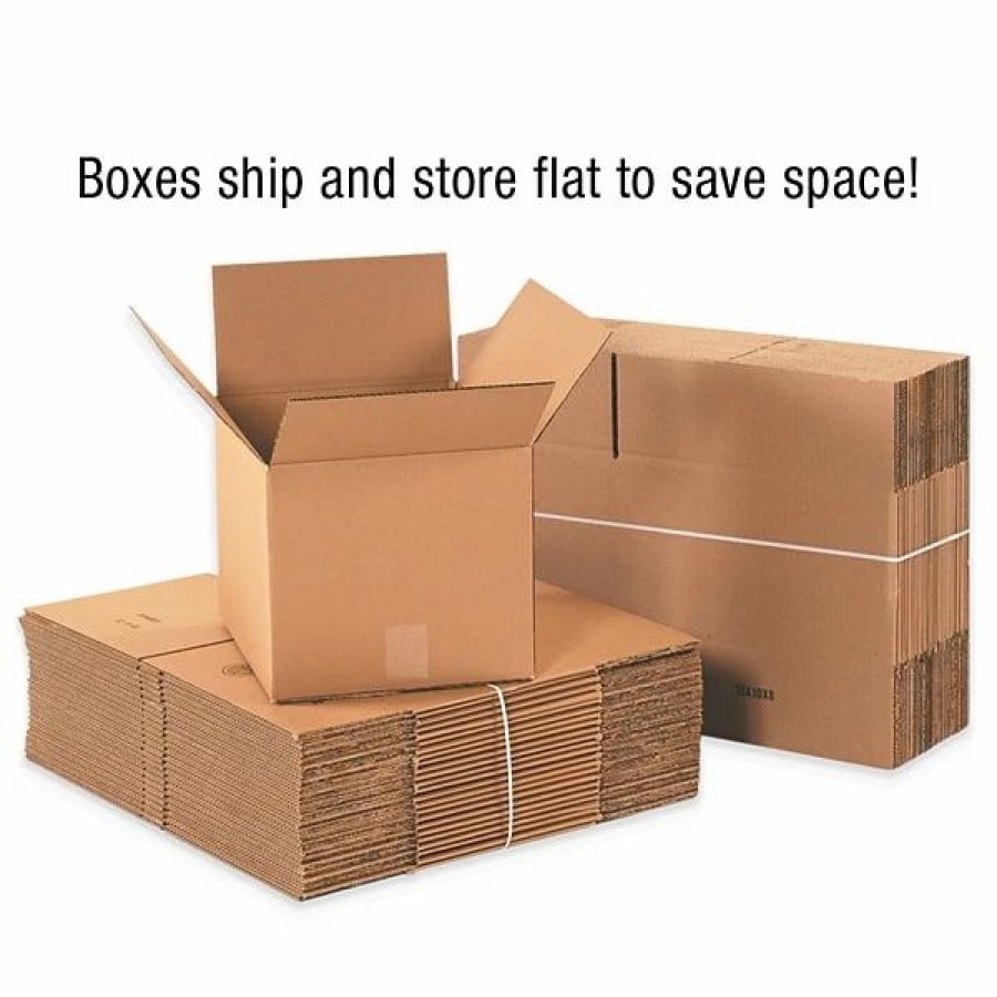 Corrugated Boxes & Pads * | Corrugated Boxes; 22 Length Quill Brand 22 X 12 X 10 Corrugated Shipping Boxes, 200#/Ect-32 Mullen Rated Corrugated, Pack Of 20, (221210)