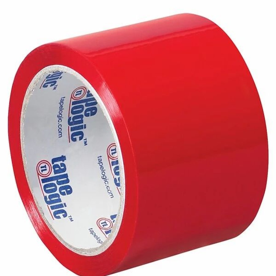 Packing Tape & Dispensers * | Packing Tape Tape Logic 3 W X 55 Yards Red Carton Sealing Tape, Pack Of 6 (T90522R6Pk)