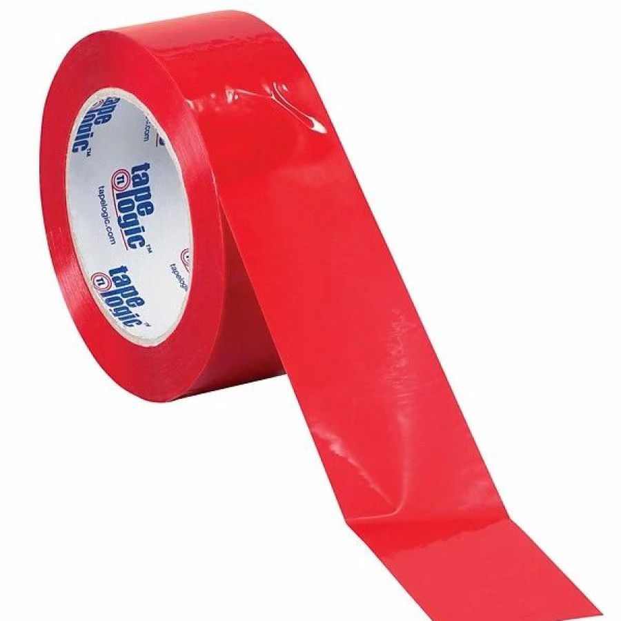 Packing Tape & Dispensers * | Packing Tape Tape Logic 3 W X 55 Yards Red Carton Sealing Tape, Pack Of 6 (T90522R6Pk)