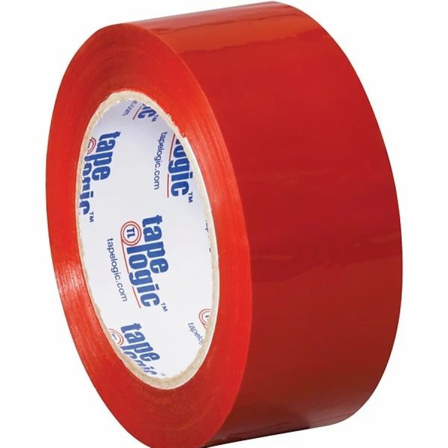 Packing Tape & Dispensers * | Packing Tape Tape Logic Carton Sealing Tape, 2.2 Mil, 2 X 110 Yds., Red, 18/Case (T90222R18Pk)