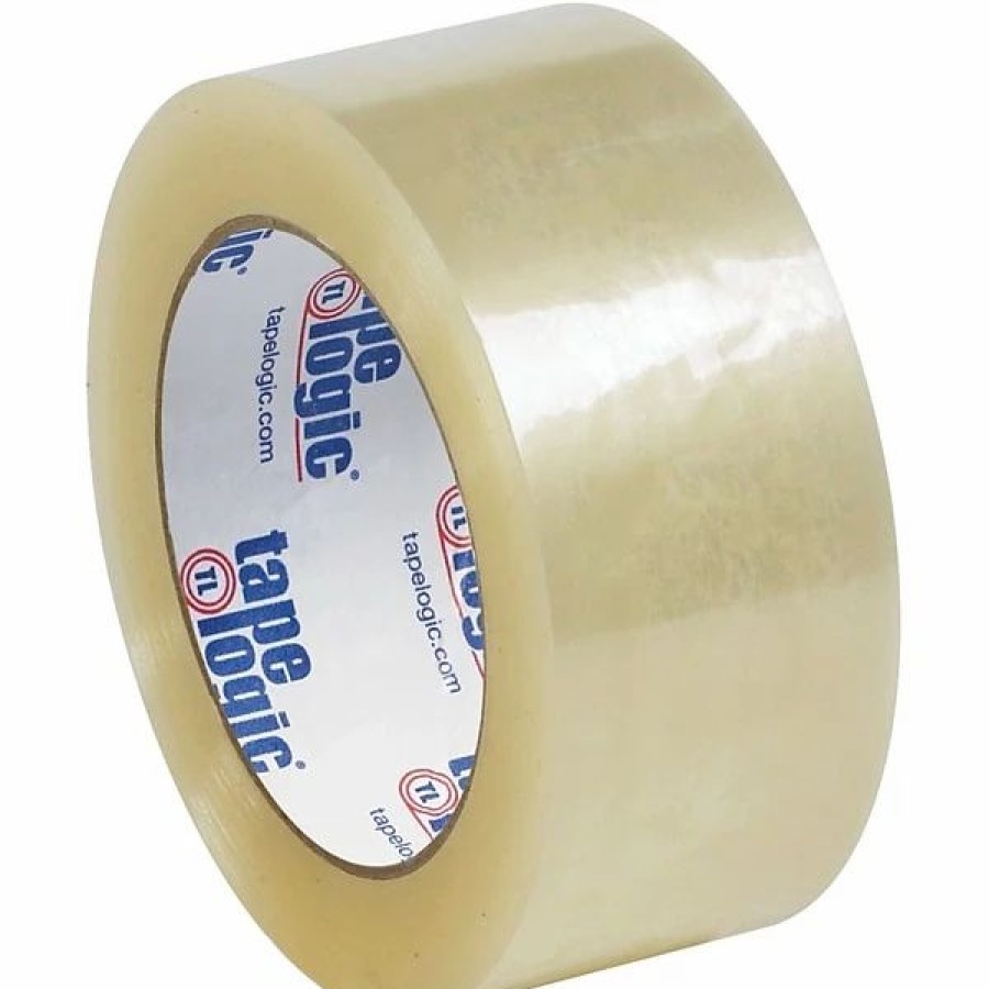 Packing Tape & Dispensers * | Acrylic Tape Tape Logic #126 Quiet Carton Sealing Tape, 2.6 Mil, 2 X 110 Yds., Clear, 6/Case (T9021266Pk)