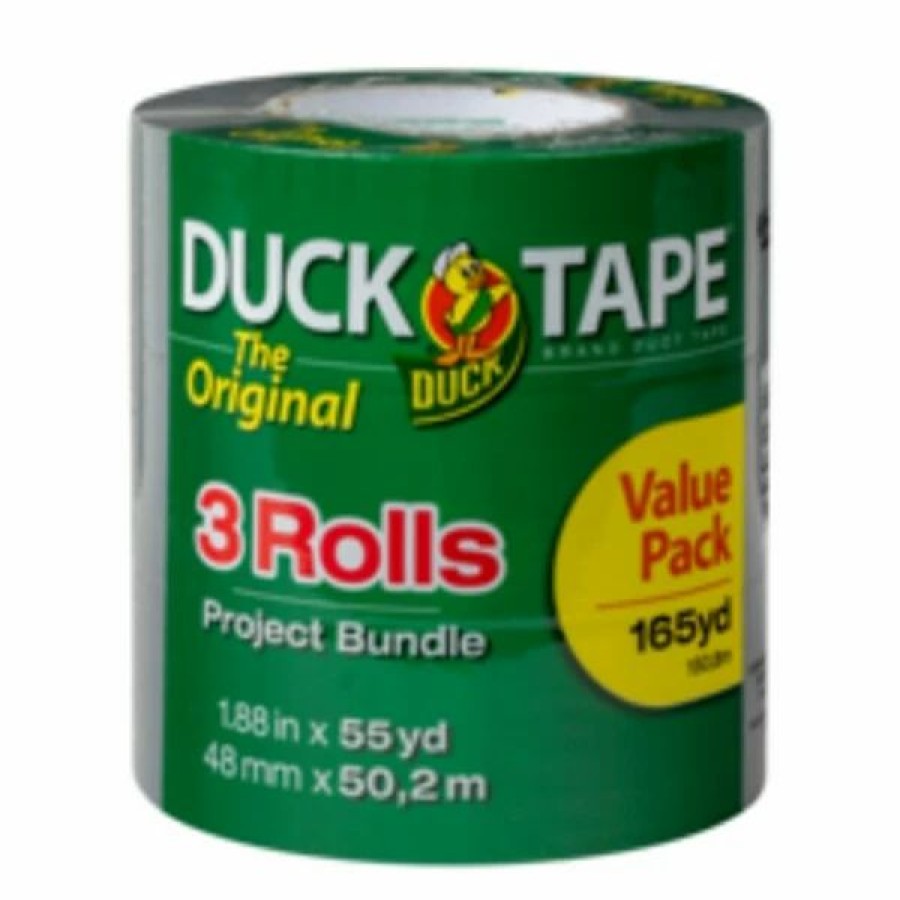 Tape * | Duck Tape Brand Original Strength Duct Tape, Silver, 1.88 X 55 Yards, 3 Pack (241640)