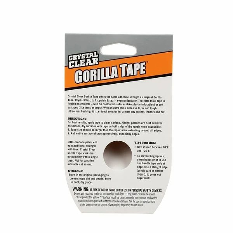 Packing Tape & Dispensers * | Tape Dispensers Gorilla Crystal Clear Tape, 1.88 X 27 , 1 Roll (6027007)