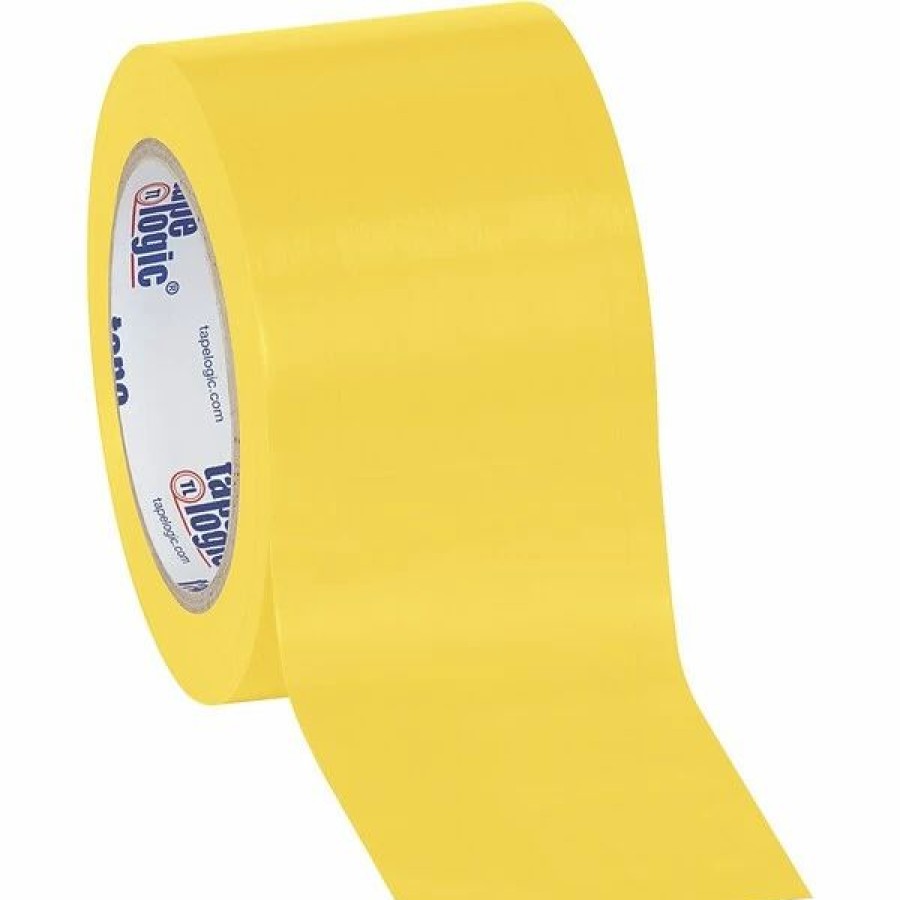 Tape * | Tape Logic Solid Vinyl Safety Tapes Tape Logic 3 X 36 Yds. Solid Vinyl Safety Tape, Yellow, 3/Pack