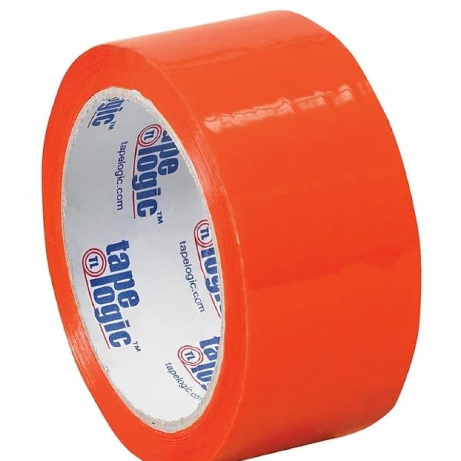 Packing Tape & Dispensers * | Packing Tape Tape Logic 2 W X 55 Yards X 2.2 Mil Carton Sealing Tape, Orange, Pack Of 6 (T90122O6Pk)