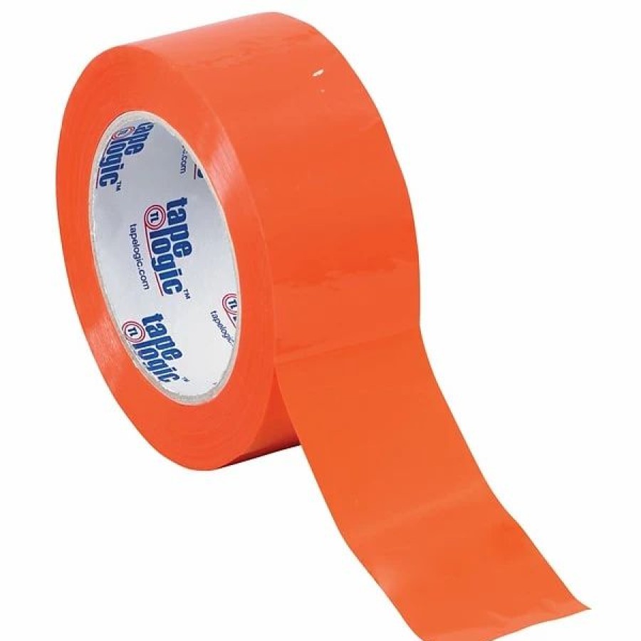 Packing Tape & Dispensers * | Packing Tape Tape Logic 2 W X 55 Yards X 2.2 Mil Carton Sealing Tape, Orange, Pack Of 6 (T90122O6Pk)