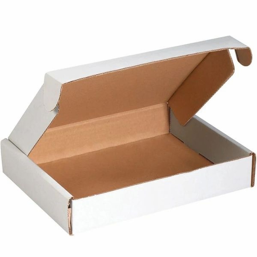 Corrugated Boxes & Pads * | The Packaging Wholesalers Literature Mailers 12 3/4 X 10 5/8 X 2 Front Lock Deluxe Literature Mailer, 50/Pack