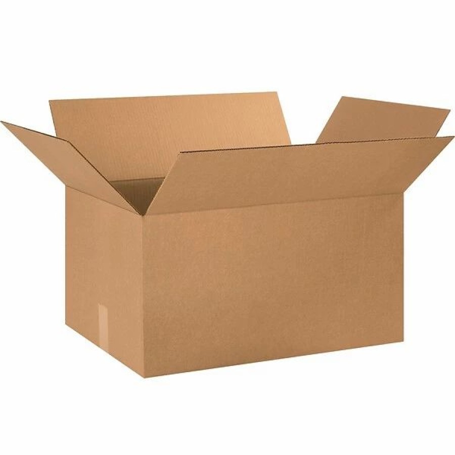 Corrugated Boxes & Pads * | Quill Brand Corrugated Moving Boxes 24 X 17 X 12 Shipping Boxes, 32 Ect, Brown, 15/Bundle (241712)