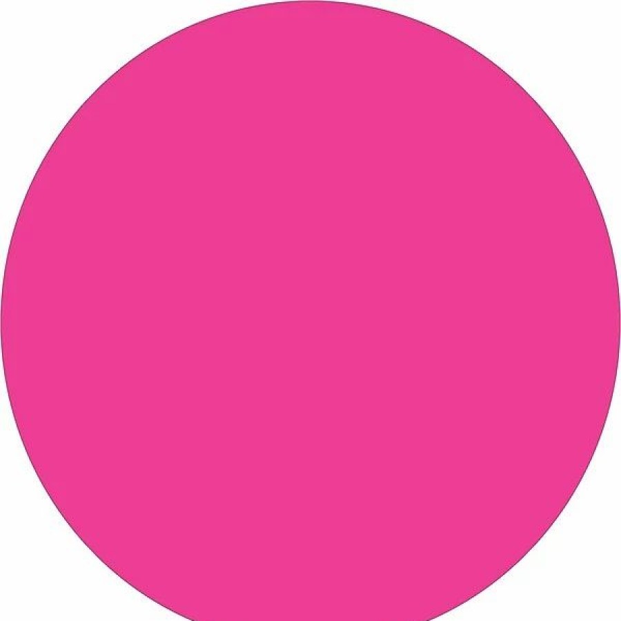 Filing Accessories * | Tape Logic Inventory Circle Labels, 3/4 , Fluorescent Pink, 500/Roll (Dl610K)