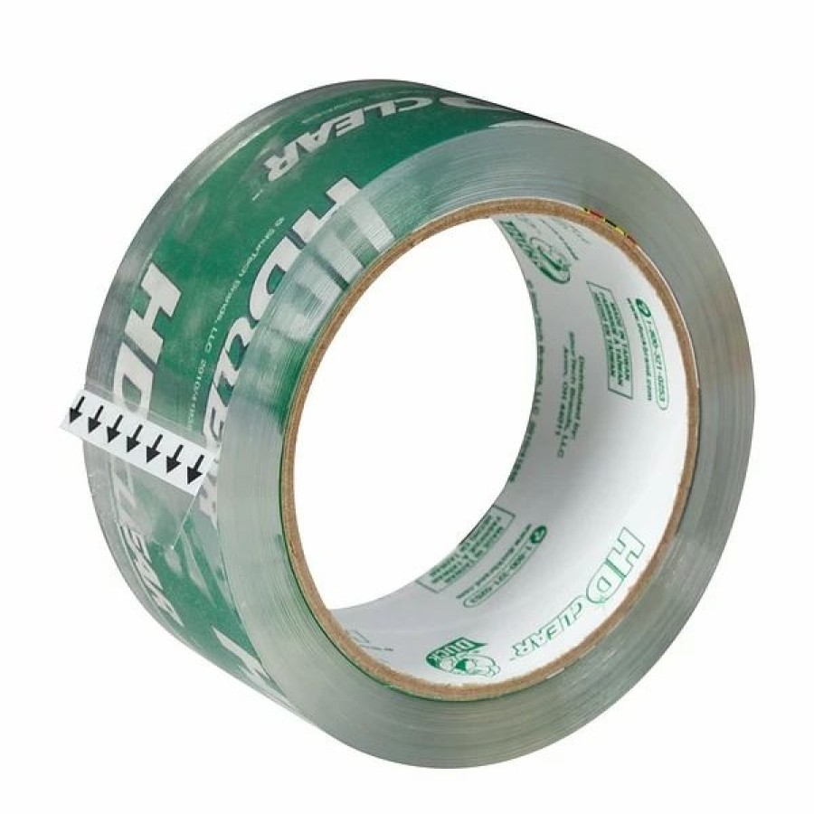 Packing Tape & Dispensers * | Acrylic Tape Duck Brand 1.88 In. X 54.6 Yd. Hd Clear Heavy Duty Packing Tape, Clear (297438)