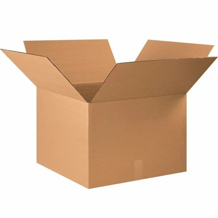 Corrugated Boxes & Pads * | Quill Brand Corrugated Moving Boxes 22 X 20 X 14 Shipping Boxes, 32 Ect, Brown, 15/Bundle (222014)