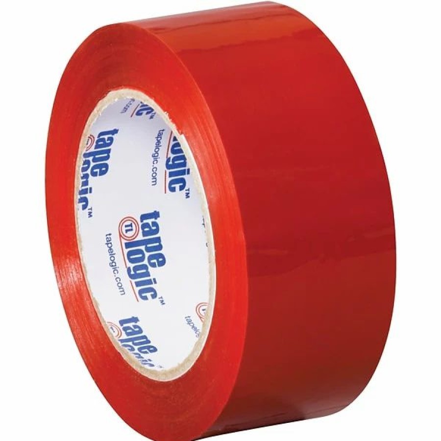 Packing Tape & Dispensers * | Packing Tape Tape Logic 2 W X 110 Yards X 2.2 Mil Carton Sealing Tape, Red, Pack Of 6 (T90222R6Pk)