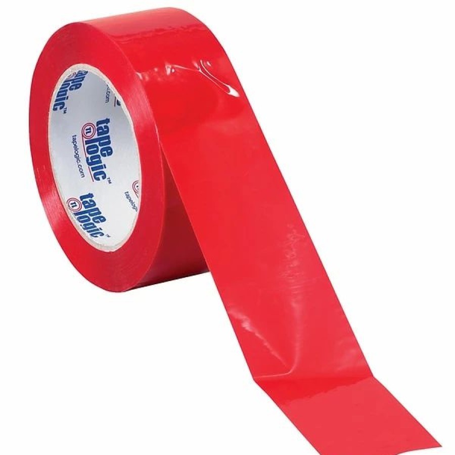 Packing Tape & Dispensers * | Packing Tape Tape Logic 2 W X 110 Yards X 2.2 Mil Carton Sealing Tape, Red, Pack Of 6 (T90222R6Pk)