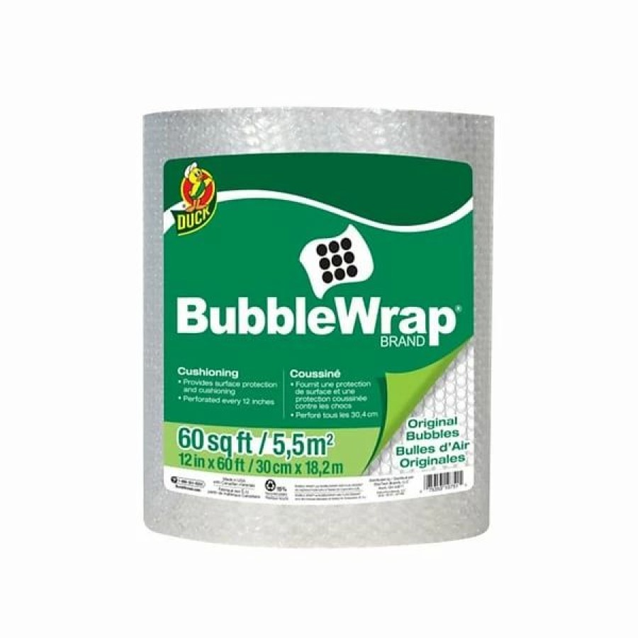 Packing Tape & Dispensers * | Paper Tape Duck 39 Piece Mailroom Bundle Hp620 Packing Tape 36/Pack + Bladesafe Tape Gun + 60 Bubble Wrap + Packing Paper