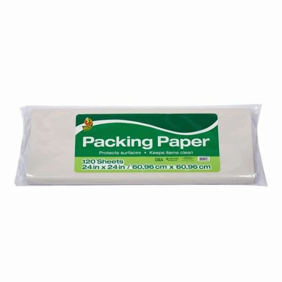 Packing Tape & Dispensers * | Paper Tape Duck 39 Piece Mailroom Bundle Hp620 Packing Tape 36/Pack + Bladesafe Tape Gun + 60 Bubble Wrap + Packing Paper