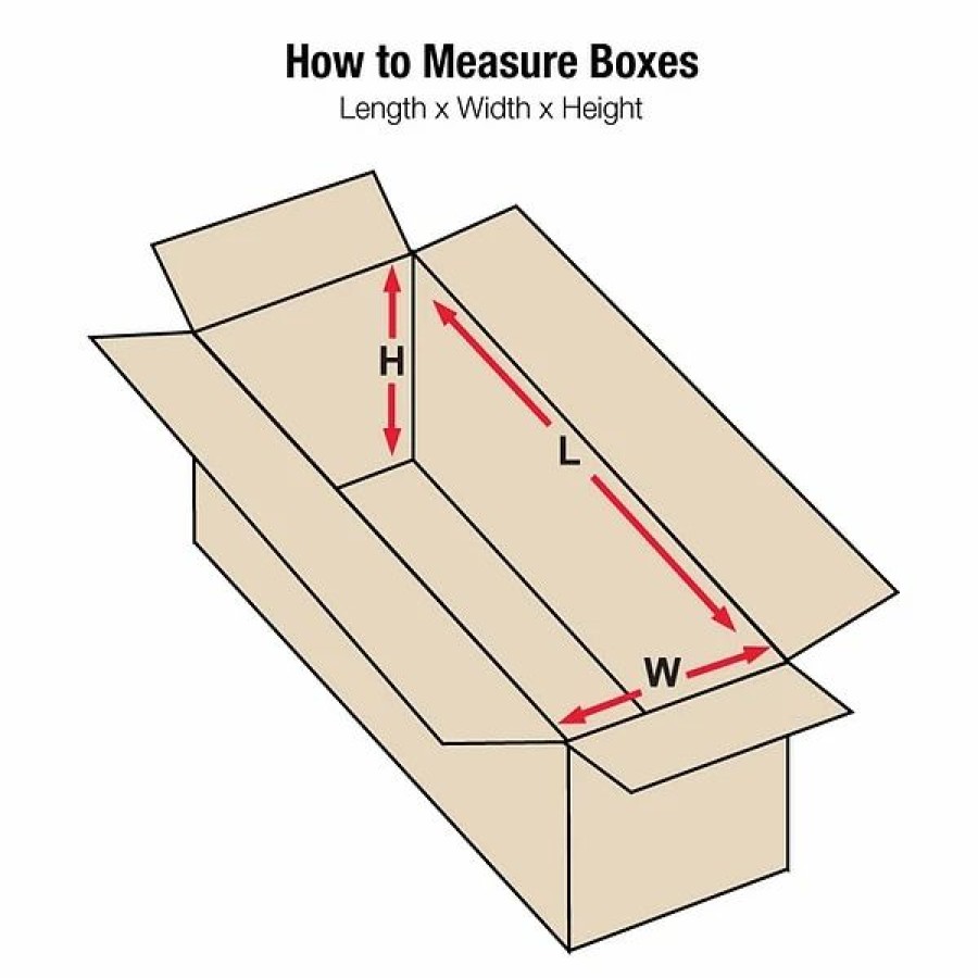 Corrugated Boxes & Pads * | Corrugated Moving Boxes Quill Brand 14 X 14 X 40 Shipping Boxes, 32 Ect, Kraft, 15/Bundle (141440)