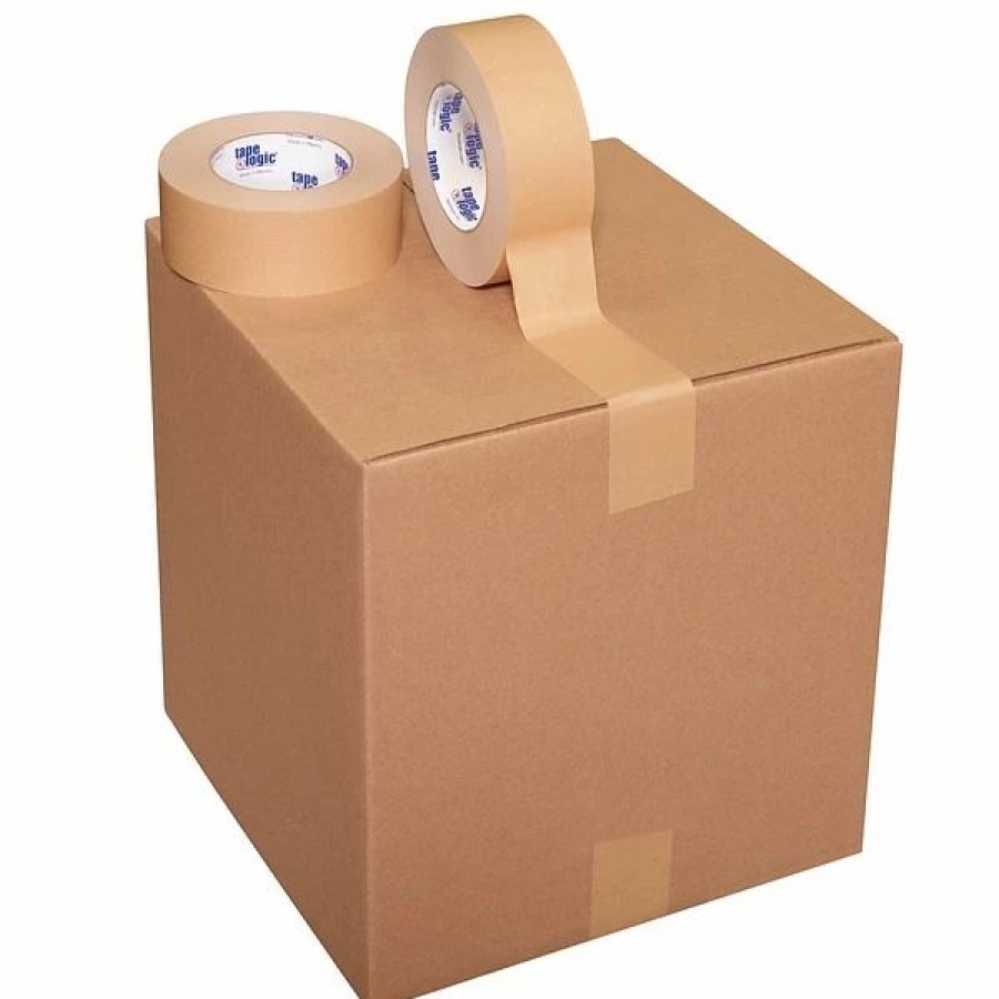 Packing Tape & Dispensers * | Paper Tape Tape Logic #5300 Flatback Tape, 4 X 60 Yds., Kraft, 6/Case (T94953006Pk)