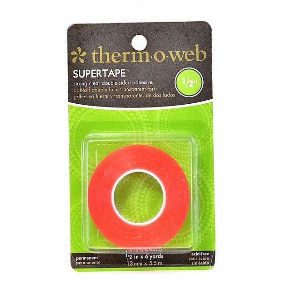 Tape * | Thermoweb Craft Tape Therm O Web Super Tape 1/2 In. X 6 Yd. Roll [Pack Of 4] (4Pk-4102)