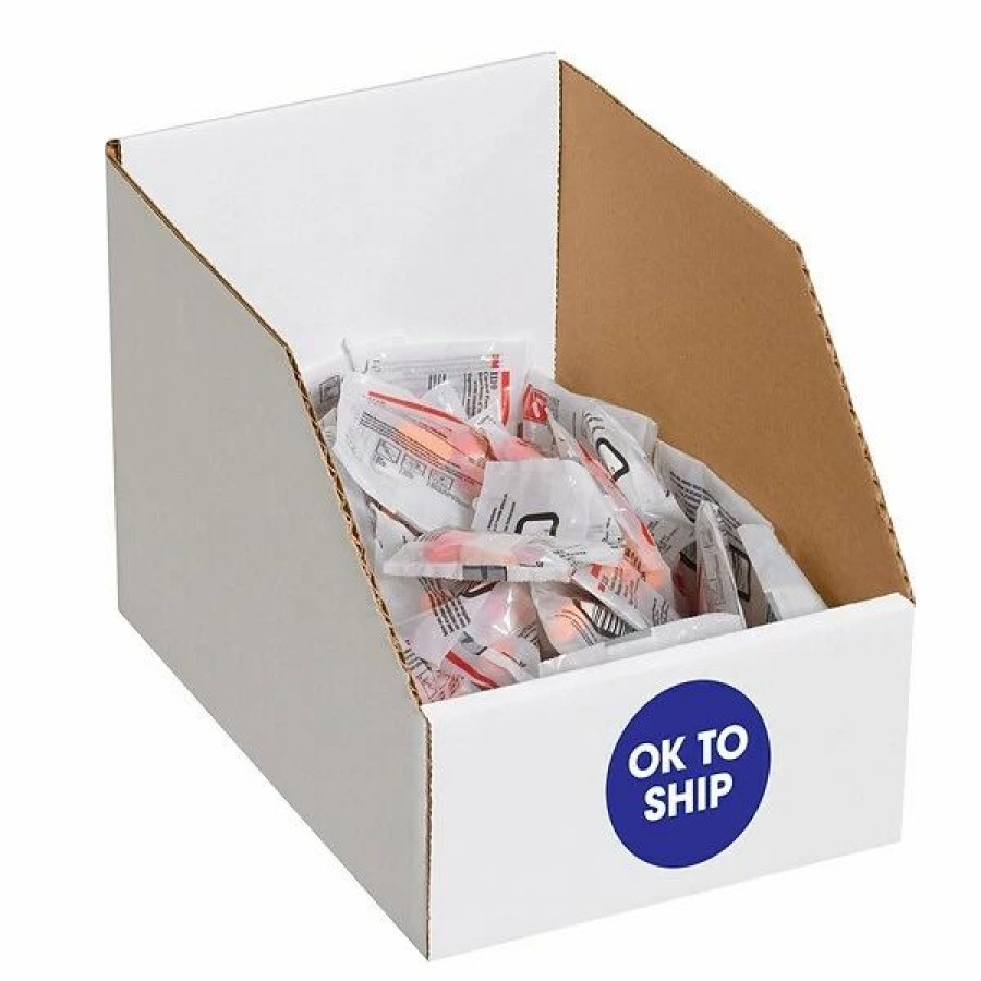 Filing Accessories * | Labels Tape Logic 2 Circle "Ok To Ship" Pre Printed Inventory Label, Blue, 500/Roll