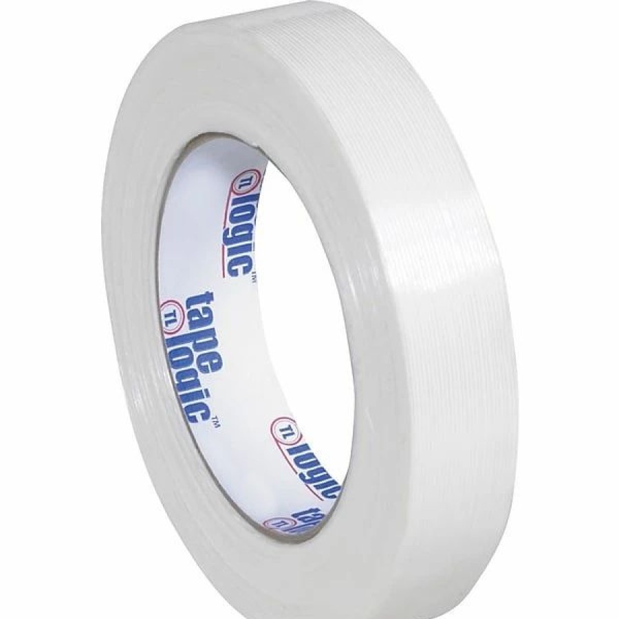 Packing Tape & Dispensers * | Filament Tape Tape Logic 1400 Strapping Tape, 1 X 60 Yds., Clear, 36/Case (T9151400)