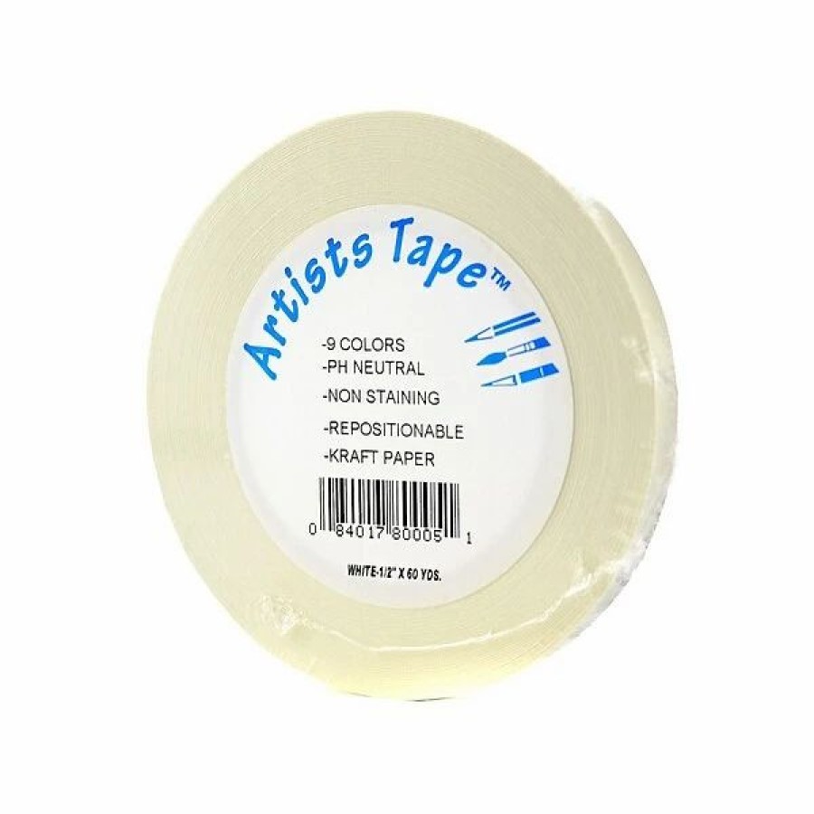 Tape * | Craft Tape Pro Tapes White Artist'S Tape 1/2 In. X 60 Yd. [Pack Of 3] (3Pk-Part 12W)