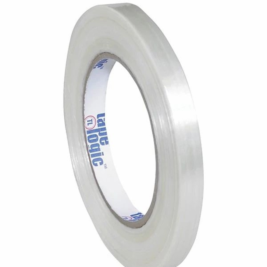 Packing Tape & Dispensers * | Filament Tape Tape Logic 1500 Strapping Tape, 1/2 X 60 Yds., Clear, 12/Case (T913150012Pk)