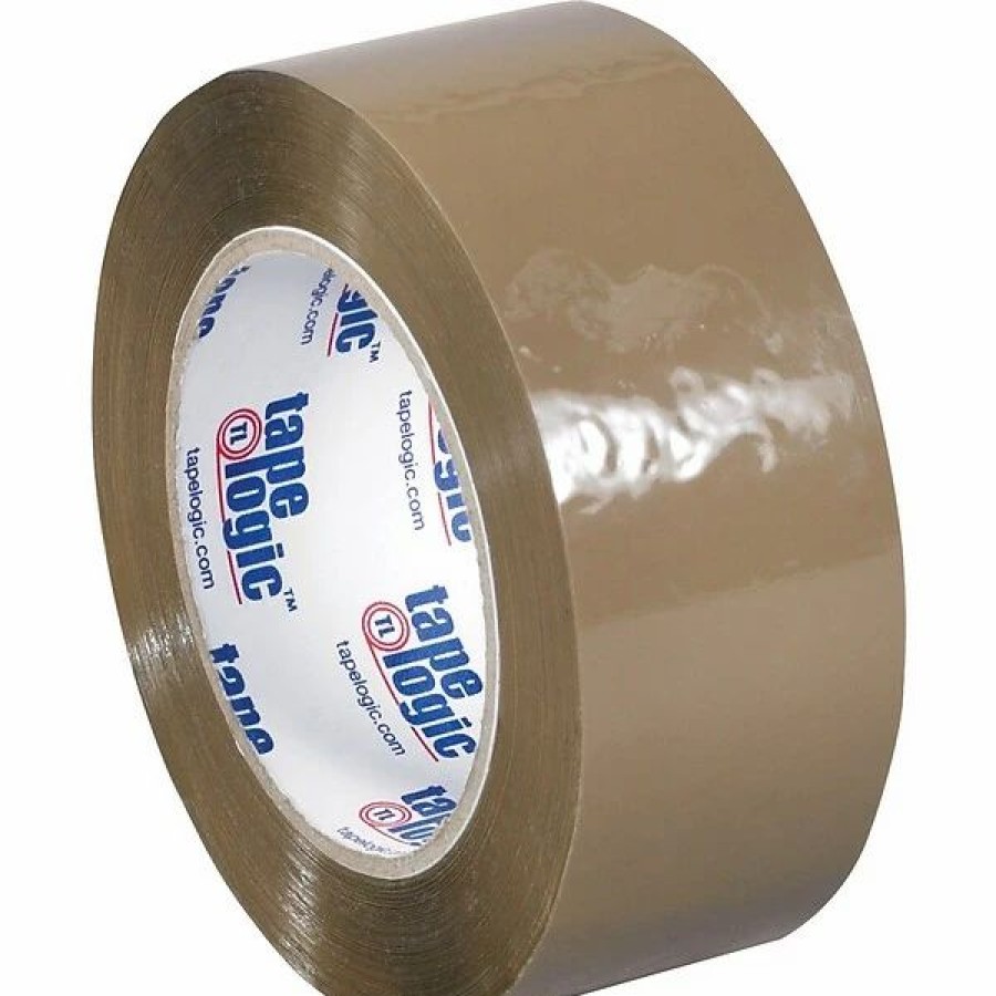 Packing Tape & Dispensers * | Shamrock Tape Logic 2 X 110 Yds. Acrylic Tape, Tan, 36/Case