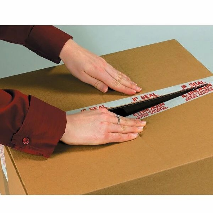 Tape * | Security Tape Tape Logic 2 Pre Printed "Stop If Seal Is Broken" Carton Sealing Tape, Red On White, 6/Pack