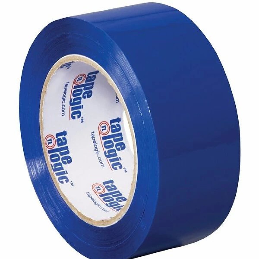 Packing Tape & Dispensers * | Packing Tape Tape Logic Carton Sealing Tape, 2.2 Mil, 2 X 110 Yds., Blue, 18/Case (T90222B18Pk)