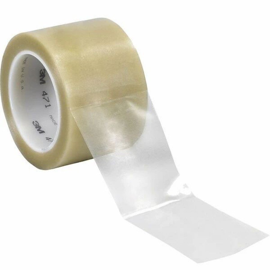 Tape * | 3M Solid Vinyl Safety Tapes 3M 3 X 36 Yds. Solid Vinyl Safety Tape 471, Clear, 3/Pack