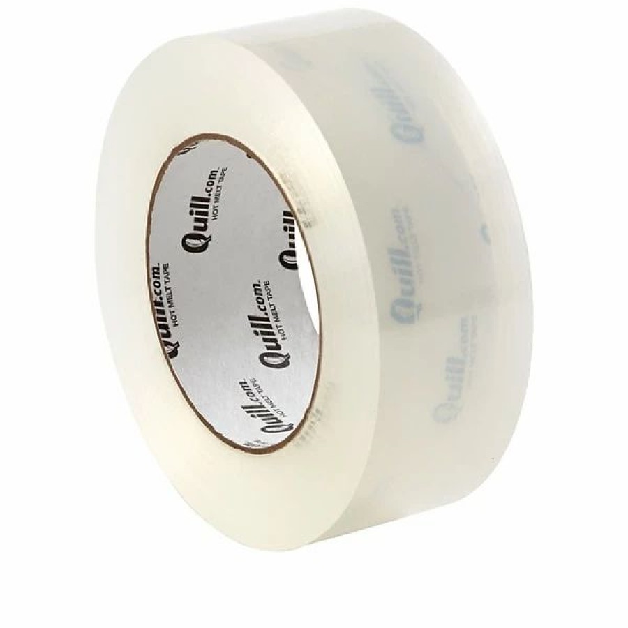 Packing Tape & Dispensers * | Quill Brand Hot Melt Shipping Packaging Tape; 3.0 Mil, 2 X 55 Yds, Clear, 6/Pack (F221/9013Cl)