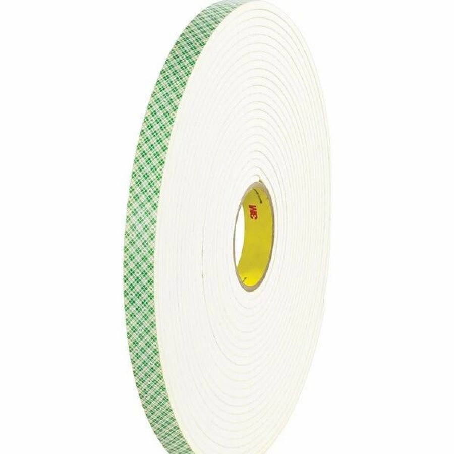 Tape * | 3M Double-Sided Polyurethane Foam Tape Scotch #4008 Double Sided Polyurethane Foam Tape, 1/2 X 36 Yds., 1/8 Roll, 1/Pack