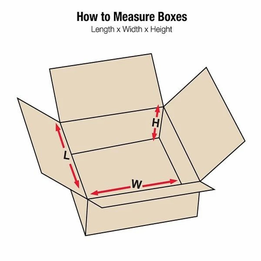 Corrugated Boxes & Pads * | Partners Brand Corrugated Boxes; 22 Length 22 X 16 X 6 Shipping Boxes, Brown, 25/Bundle (22166)