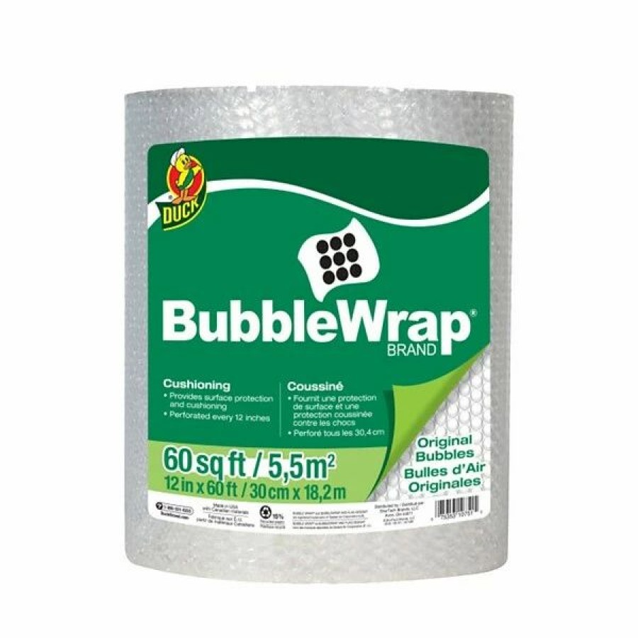 Packing Tape & Dispensers * | Acrylic Tape Duck 39 Piece Mailroom Bundle Hp260 Packing Tape 36/Pack + Bladesafe Tape Gun + 60 Bubble Wrap 2/Pack (Ducklmb-Stp)