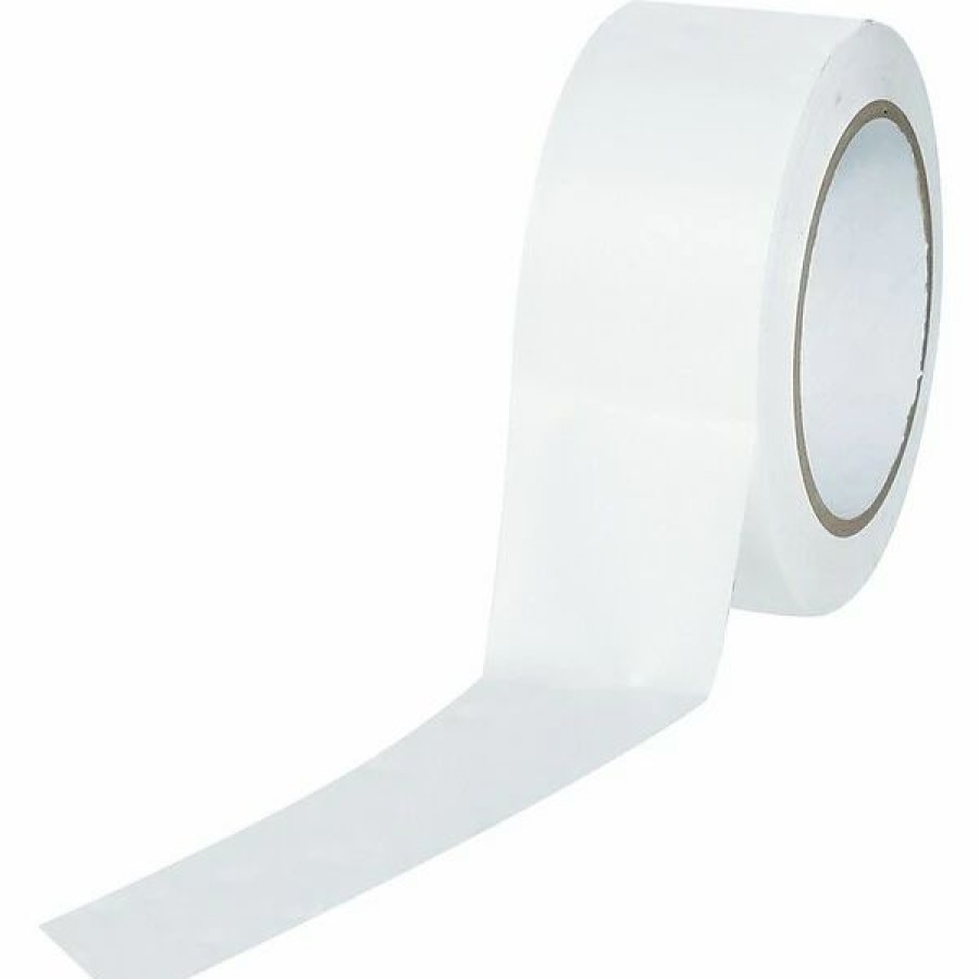 Tape * | The Packaging Wholesalers Industrial Vinyl Safety Tape, Solid White, 2 X 36Yds., 24/Case