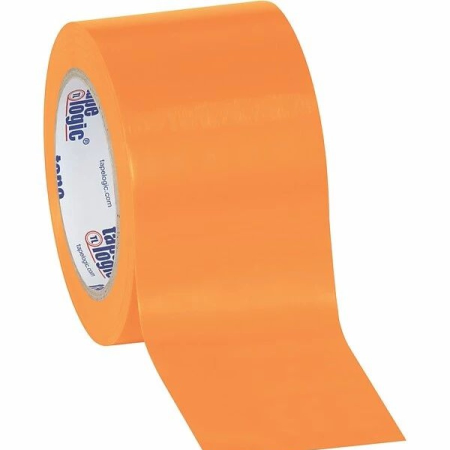 Tape * | Tape Logic Solid Vinyl Safety Tapes Tape Logic 3 X 36 Yds. Solid Vinyl Safety Tape, Orange, 3/Pack