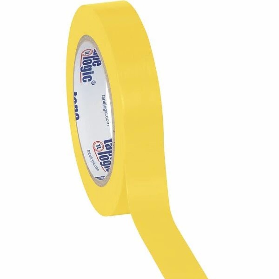 Tape * | Tape Logic Solid Vinyl Safety Tapes Tape Logic 1 X 36 Yds. Solid Vinyl Safety Tape, Yellow, 3/Pack