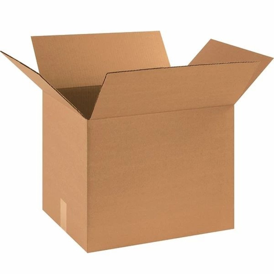 Corrugated Boxes & Pads * | Quill Brand Corrugated Moving Boxes 19 X 13 X 13 Shipping Boxes, 32 Ect, Brown, 25/Bundle (191313)