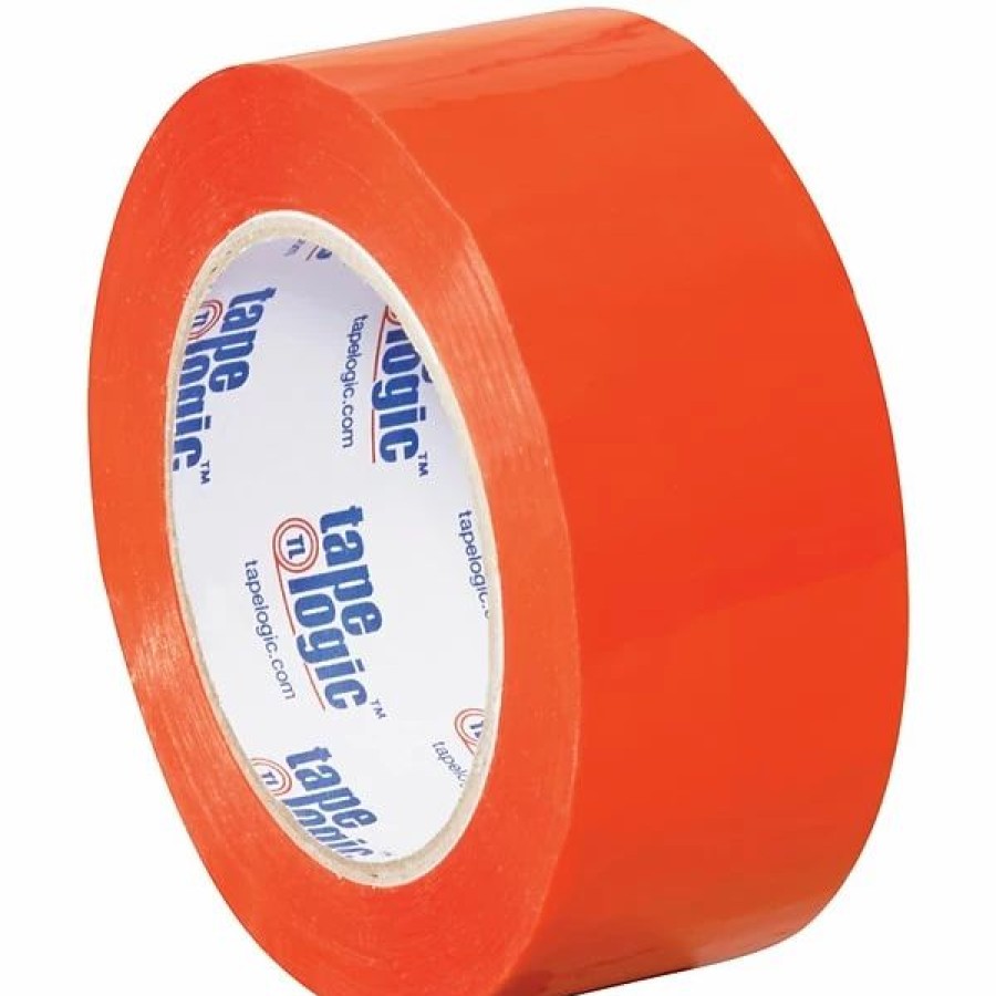 Packing Tape & Dispensers * | Packing Tape Tape Logic Carton Sealing Tape, 2.2 Mil, 2 X 110 Yds., Orange, 36/Case (T90222O)