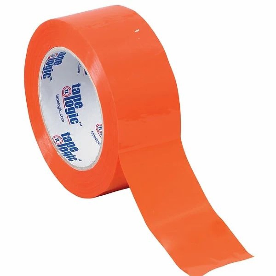 Packing Tape & Dispensers * | Packing Tape Tape Logic Carton Sealing Tape, 2.2 Mil, 2 X 110 Yds., Orange, 36/Case (T90222O)