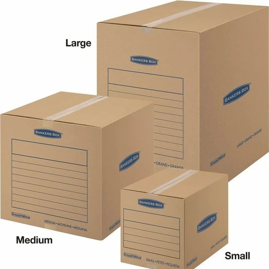 Corrugated Boxes & Pads * | Bankers Box Moving Boxes Bankers Box Smoothmove Moving Kit, 20/Bundle (7713901)