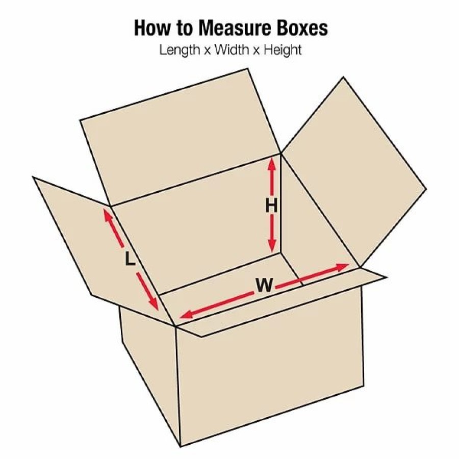 Corrugated Boxes & Pads * | Staples Double Wall Shipping Boxes Quill Brand 26 X 26 X 26 Corrugated Shipping Boxes, 275#/Ect-48 Mullen Rated Corrugated, Pack Of 5, (Hd262626Dw)