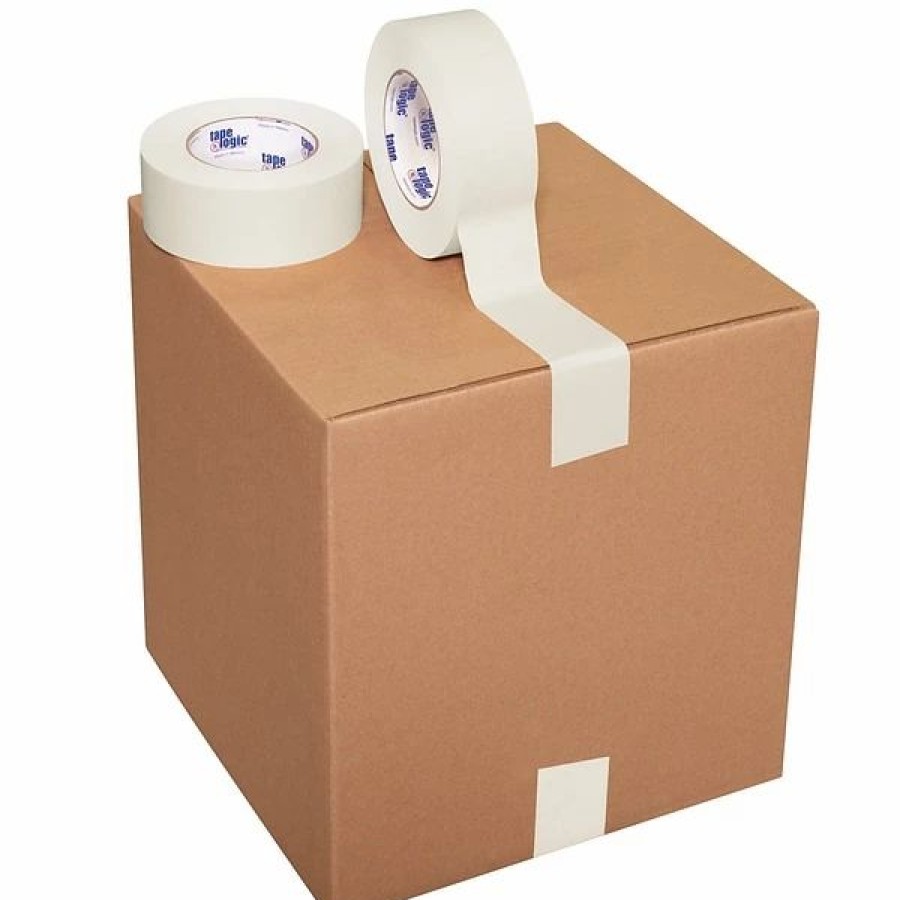 Packing Tape & Dispensers * | Paper Tape Tape Logic #5400 Flatback Tape, 2 X 60 Yds., Natural White, 24/Case (T9475400)