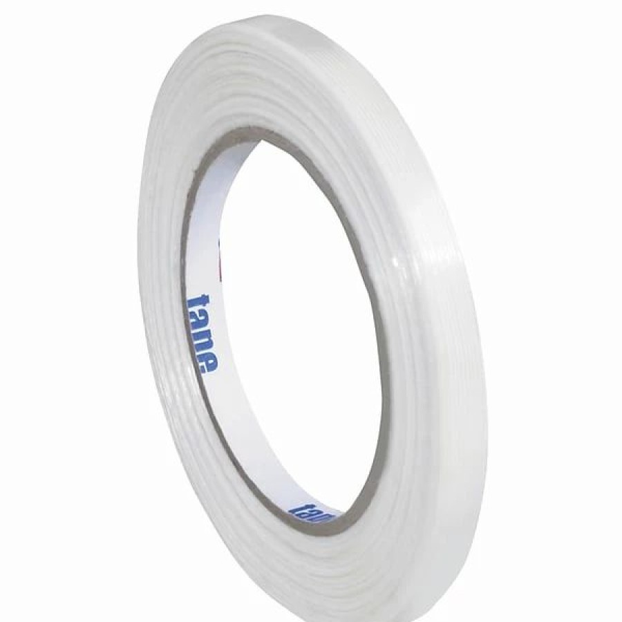 Packing Tape & Dispensers * | Filament Tape Tape Logic 1400 Strapping Tape, 3/8 X 60 Yds., Clear, 96/Case (T9121400)