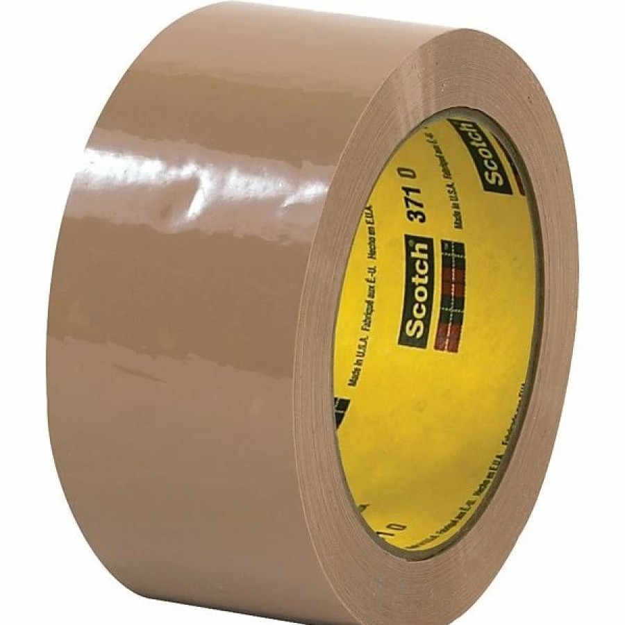 Packing Tape & Dispensers * | Hot Melt Tapes Scotch 371 Hot Melt Packing Tape, 1.9 Mil, 2 X 55 Yds., Tan, 36/Carton (T901371T)