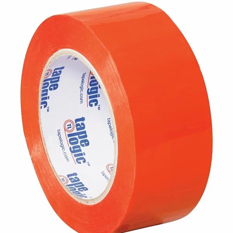 Packing Tape & Dispensers * | Packing Tape Tape Logic Carton Sealing Tape, 2.2 Mil, 2 X 110 Yds., Orange, 18/Case (T90222O18Pk)