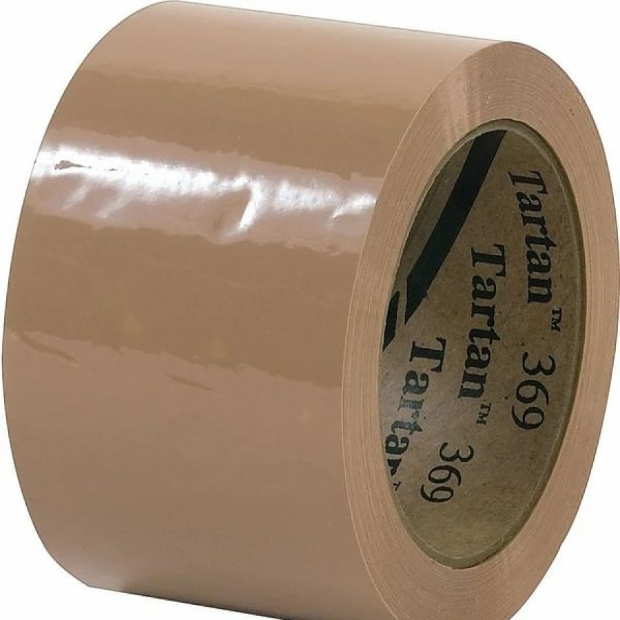 Packing Tape & Dispensers * | Scotch Hot Melt Tapes 3M Tartan #369 Hot Melt Packing Tape, 2 X110 Yds., Tan, 36/Case