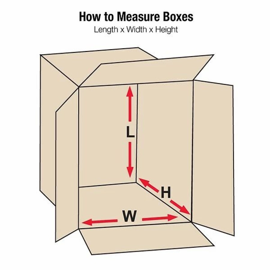 Corrugated Boxes & Pads * | Corrugated Boxes; 18 Length Quill Brand 18 X 12 X 14 Corrugated Shipping Boxes, 200#/Ect-32 Mullen Rated Corrugated, Pack Of 25, (181214R)