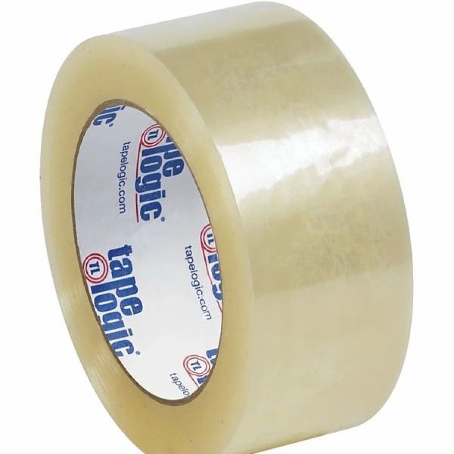 Packing Tape & Dispensers * | Acrylic Tape Tape Logic #122 Quiet Carton Sealing Tape, 2.0 Mil, 2 X 110 Yds., Clear, 6/Carton (T9021226Pk)